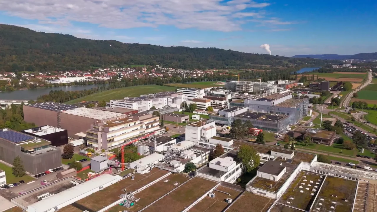 GETEC PARK_Stein-Blick nach NW GETEC-Park in Stein. Blickrichtung NW